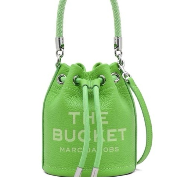 Marc Jacobs Handbags - Marc Jacobs Lime Green Mini Bucket Bag